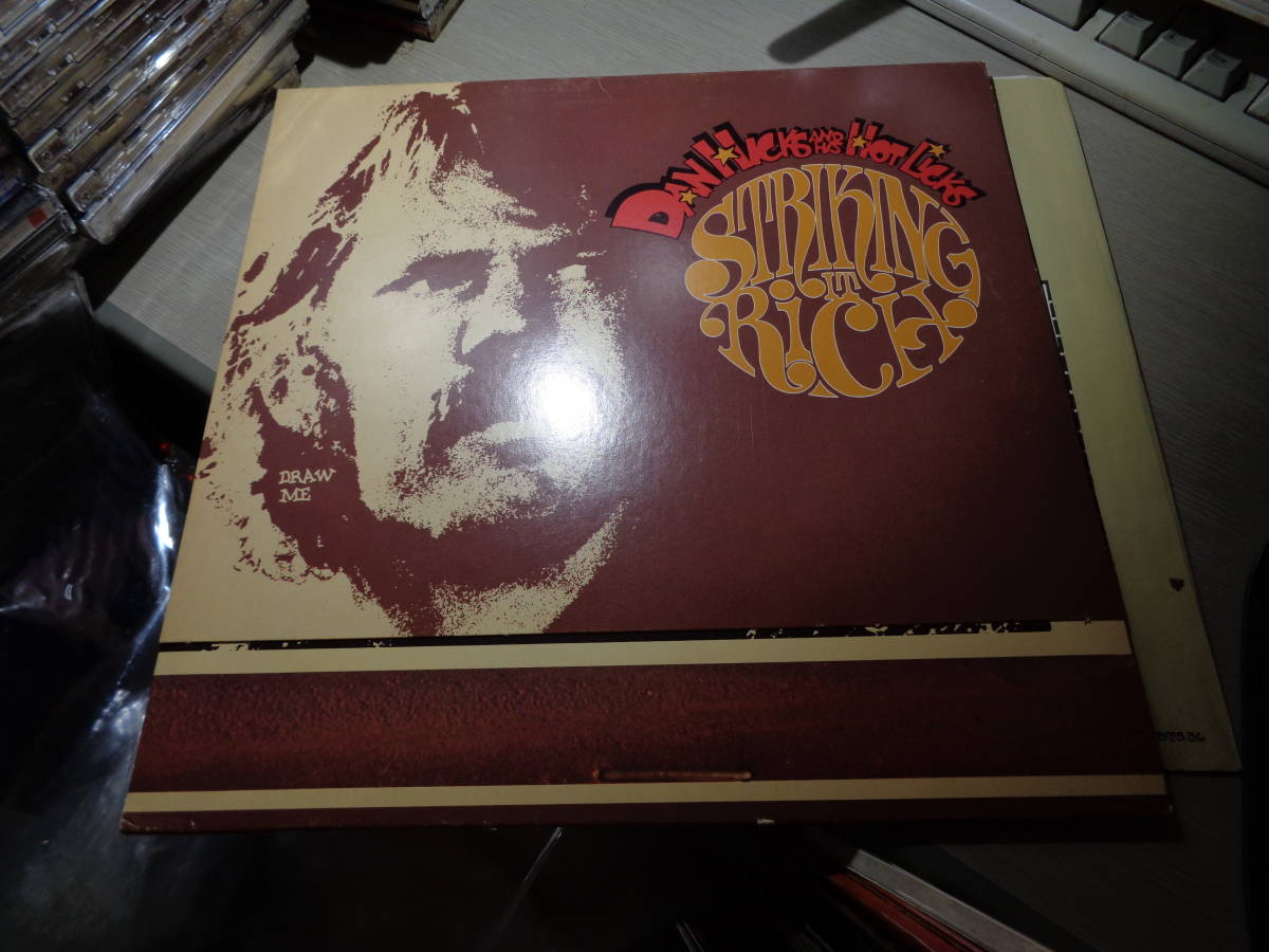 未使用に近いダンヒックス DAN HICKS AND HIS HOT LICKS STRIKING IT RICH USA blue