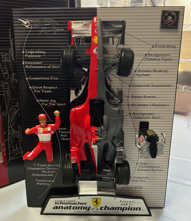 目立った傷や汚れなしマテル Hot Wheels Racing1 18 Ferrari 248F1 5ミハエルシューマッハ 2007年発売フェラーリミニカーの落札情報詳細