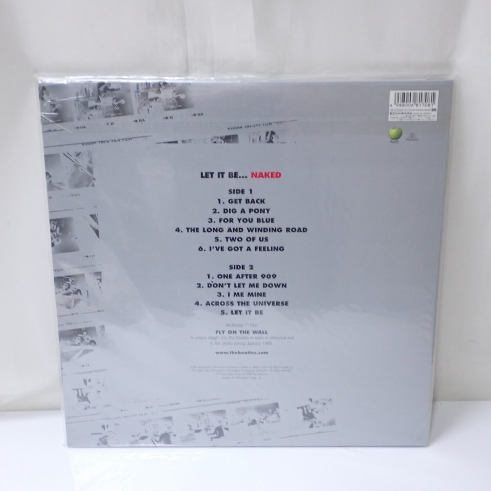 傷や汚れありTHE BEATLES ザビートルズ LPレコード LET IT BE NAKED ジャケット帯ブックレット付き