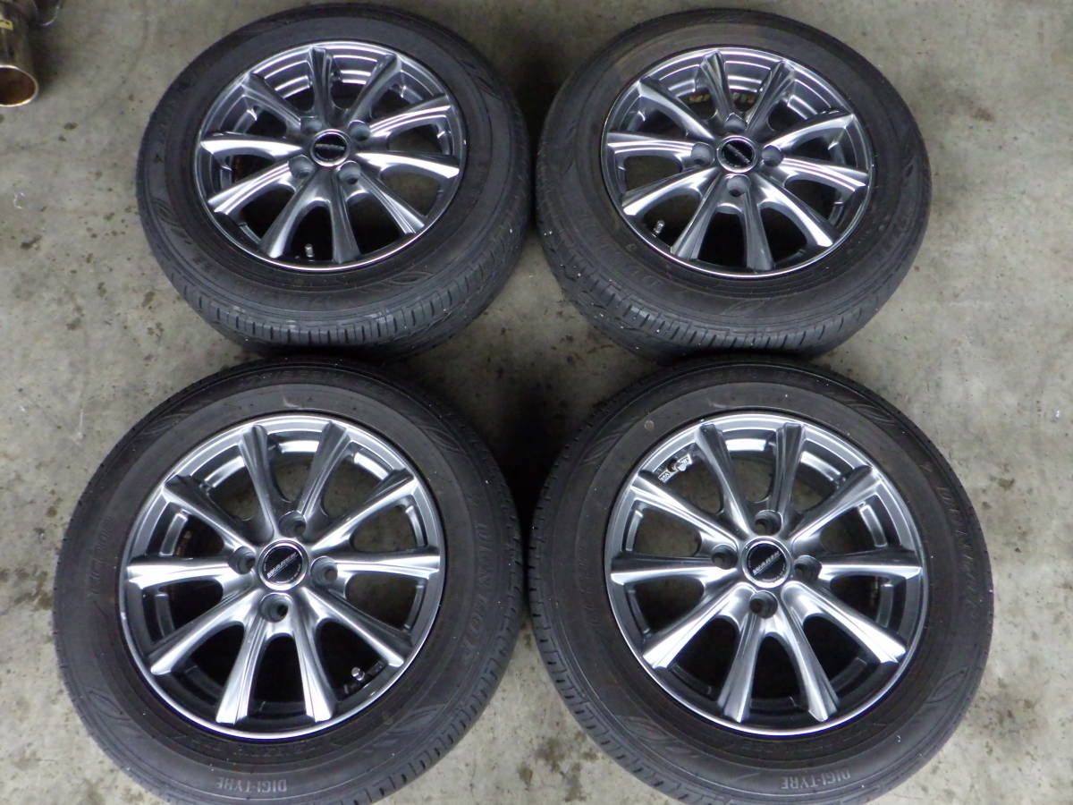 やや傷や汚れあり HOT STUFF アルミホイールラジアルタイヤ R 年 本セット 個人宅発送