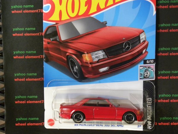 未使用即決 メルセデスベンツ SEC AMG MERCEDES BENZ SEC RED HW MODIFIED HXP ホットウィール Hot