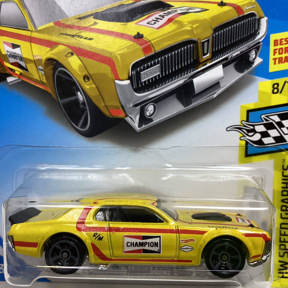 未使用に近いKmart限定カラーホットウィール 68 マーキュリー クーガー 黄色 スピード グラフィックス Hot Wheelsの落札情報詳細 ヤフオク落札価格検索 オークフリー