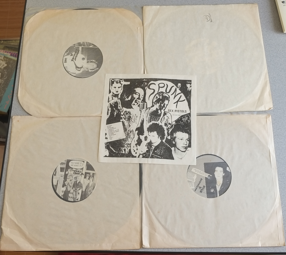 やや傷や汚れあり 希少パンク系LP放出 ブート盤 Sex Pistols File 1976 1978 Not On
