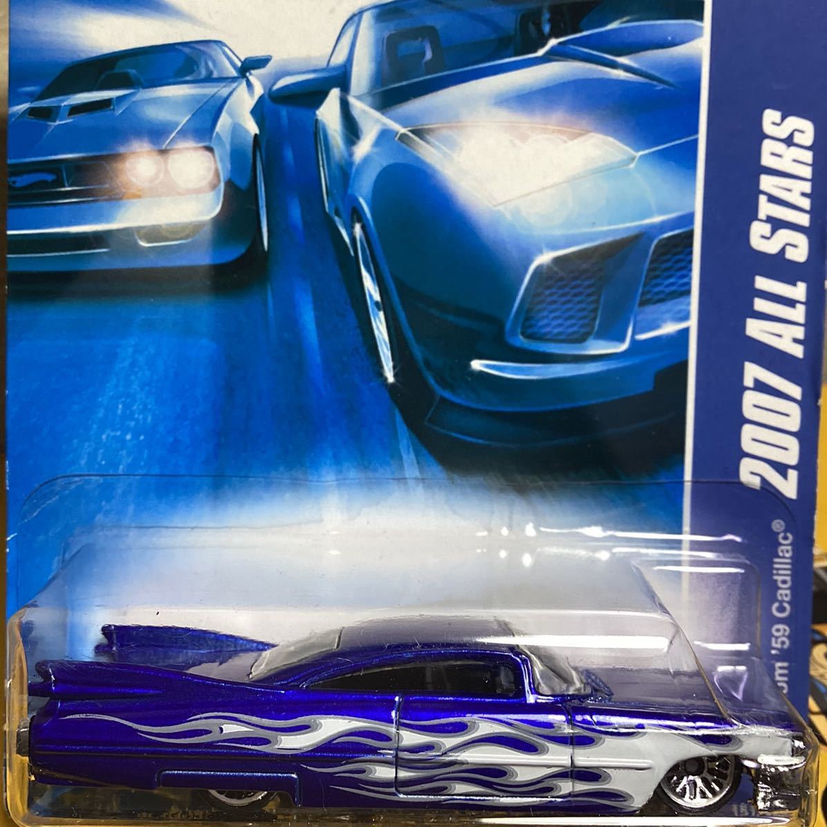 未使用に近いホットウィール カスタム 59 キャデラック 青 フレイムス Hot Wheels の落札情報詳細 ヤフオク落札価格