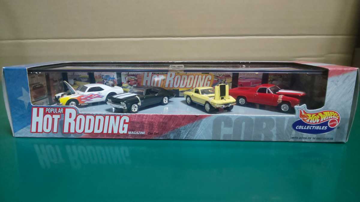 未使用訳あり未展示未開封ホットウィール POPULAR HOT RODDING MAGAZINES Car Set 台セット