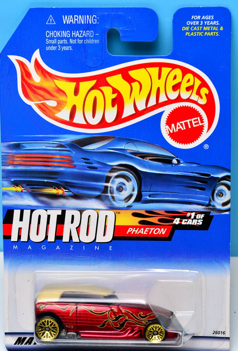 やや傷や汚れあり未開封 Hot Wheels ホットウィール 2000年 005 HOT ROD No 1 4 PHAETONの落札情報
