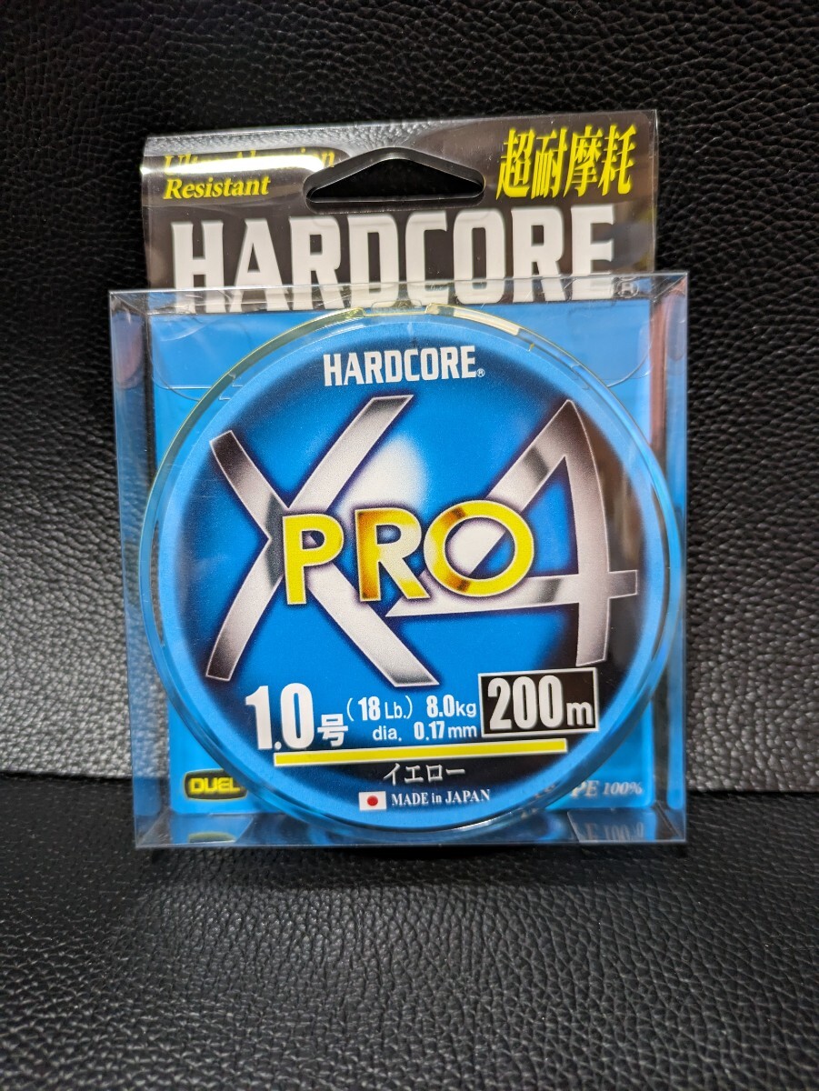 未使用DUEL デュエル HARDCORE ハードコア PEライン 号 HARDCORE X PRO m イエロー
