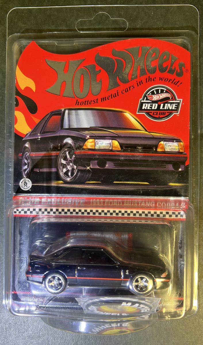 未使用HW未使開封品 即納 RLC限定 マスタング コブラ フォード Ford Mustang Cobra R with patch and pinホットウィール HOT