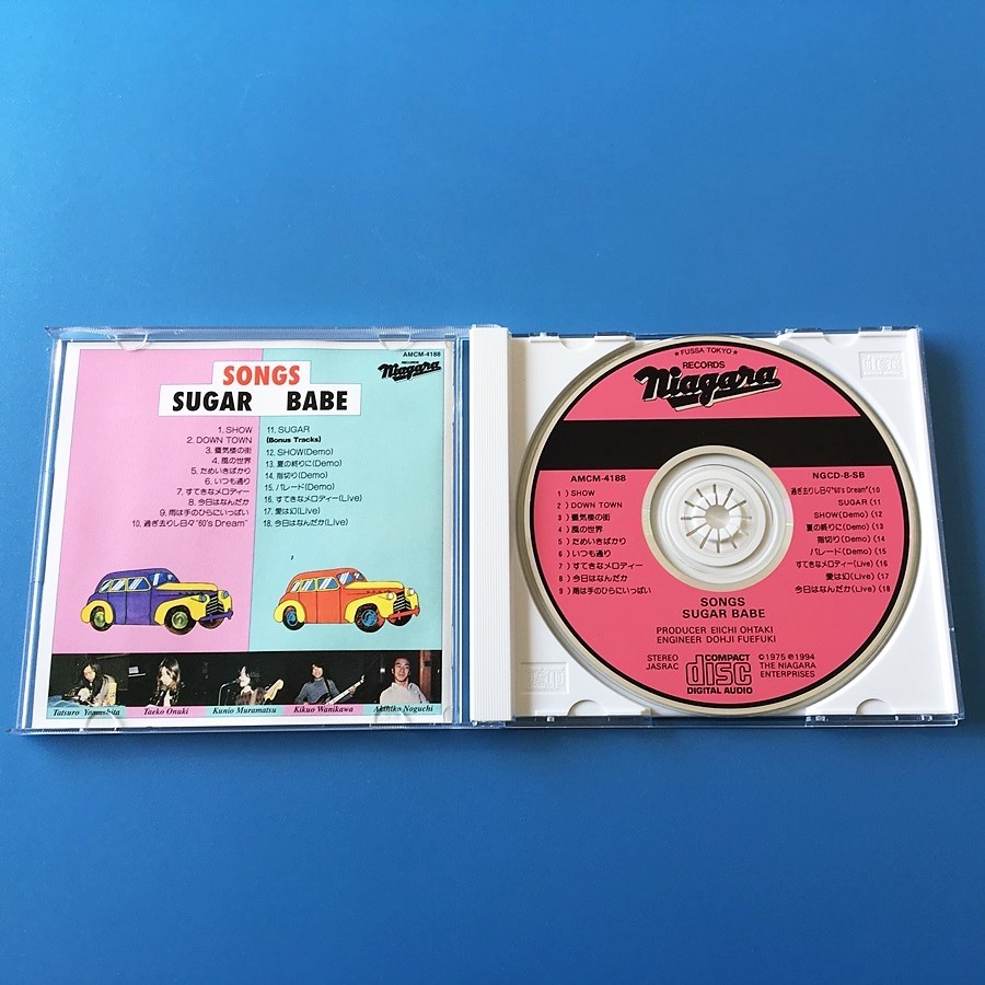 目立った傷や汚れなし bca 美品 CD シュガーベイブSUGAR BABE ソングスSONGS AMCM