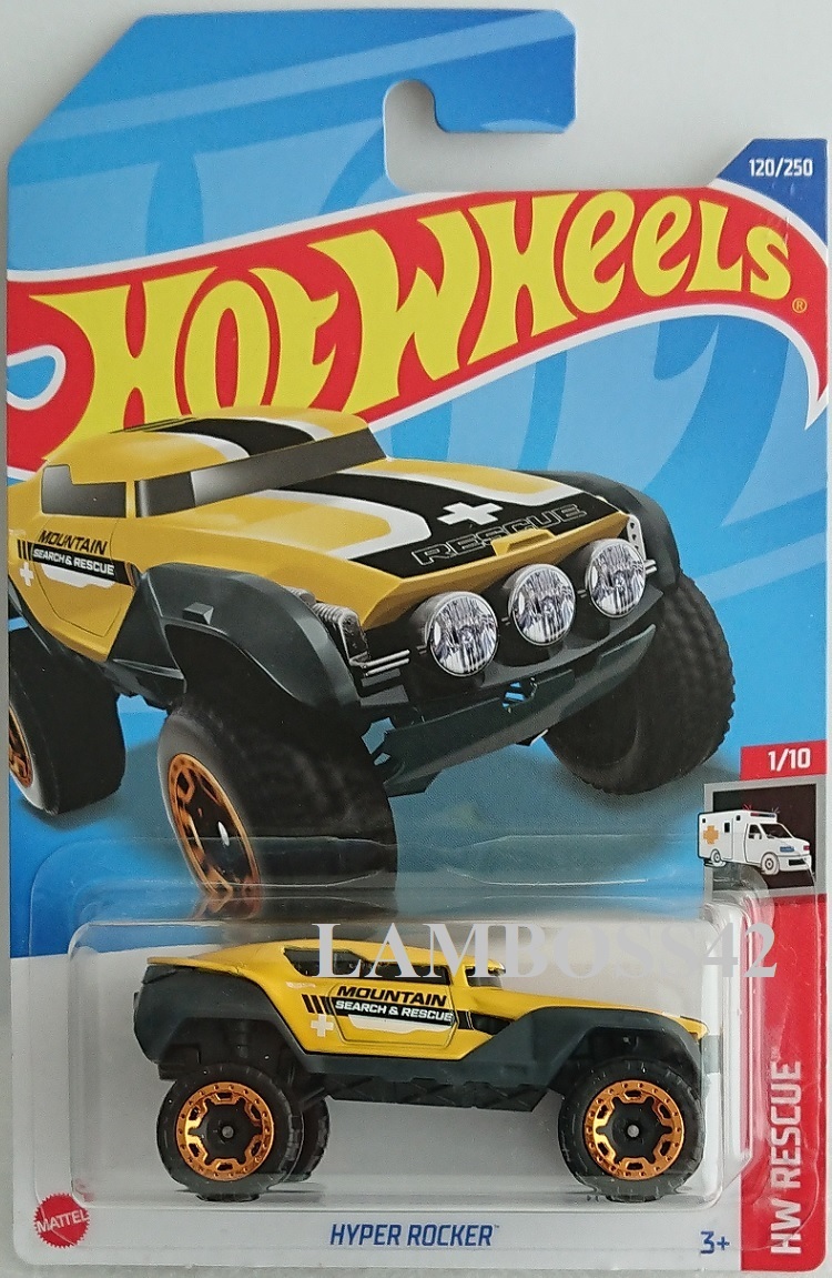 未使用 ホットウィール Hyper Rocker ハイパー ロッカー Hot Wheels HW Rescue