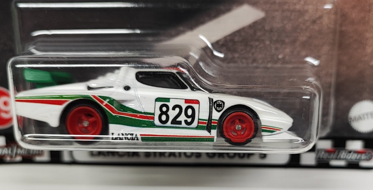 未使用に近いホットウィール ブールバード LANCIA STRATOS GROUP リアルライダーズ メタル メタル Hot