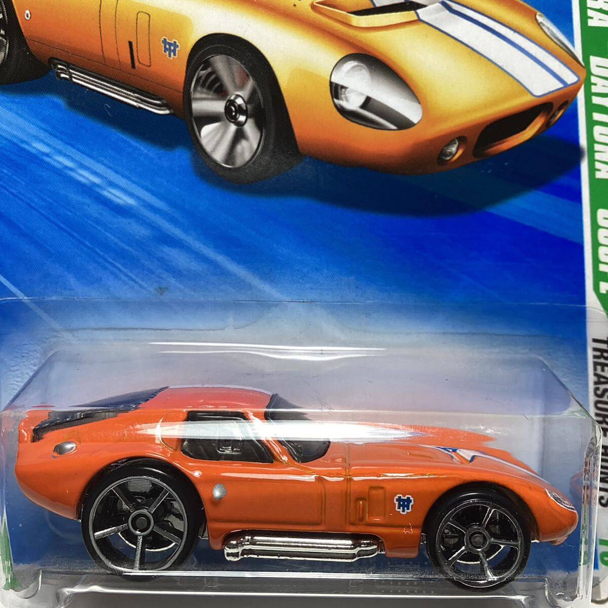 未使用に近いTREASURE HUNT トレジャーハントホットウィール シェルビー コブラ デイトナ クーペ Hot Wheelsの