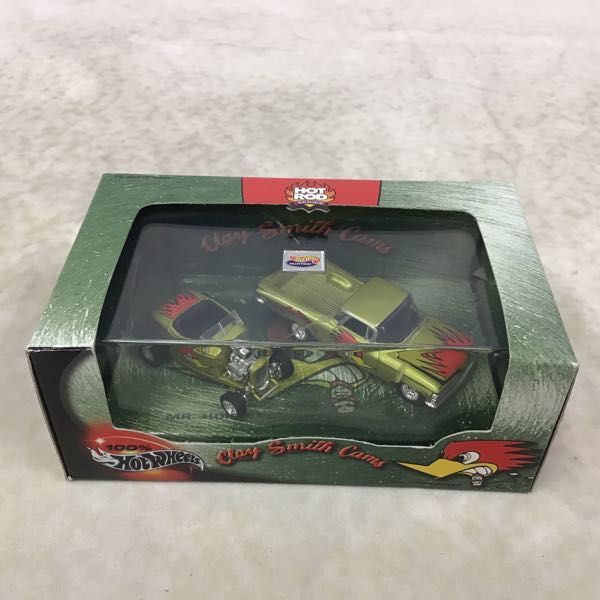 未使用に近い 円 未開封 ホットウィール HOT ROD MAGAZINE Car SetCLAY SMITH CAMS HOT
