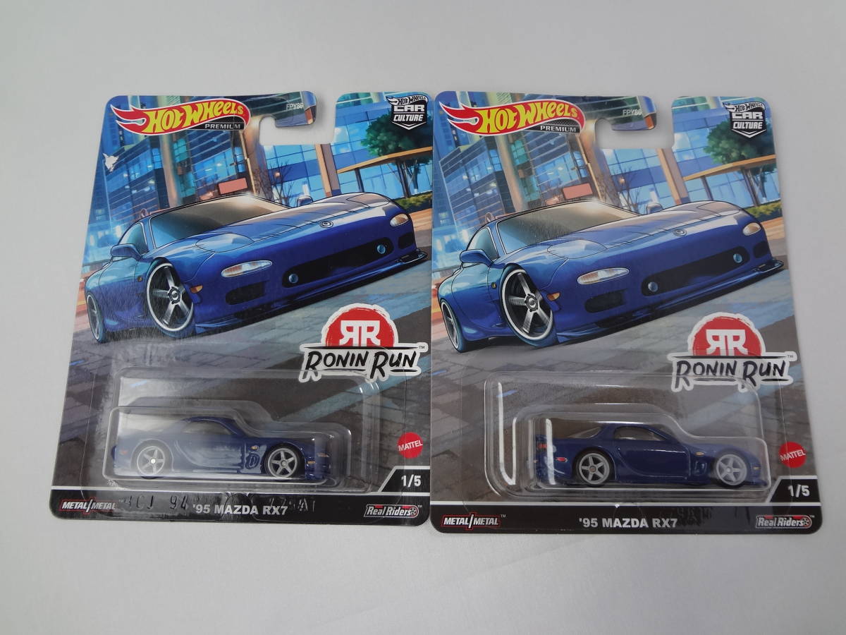 未使用ホットウィール Hot Wheels 95 MAZDA RX7 RONIN RUN マツダ 2台セットの落札情報詳細 ヤフオク