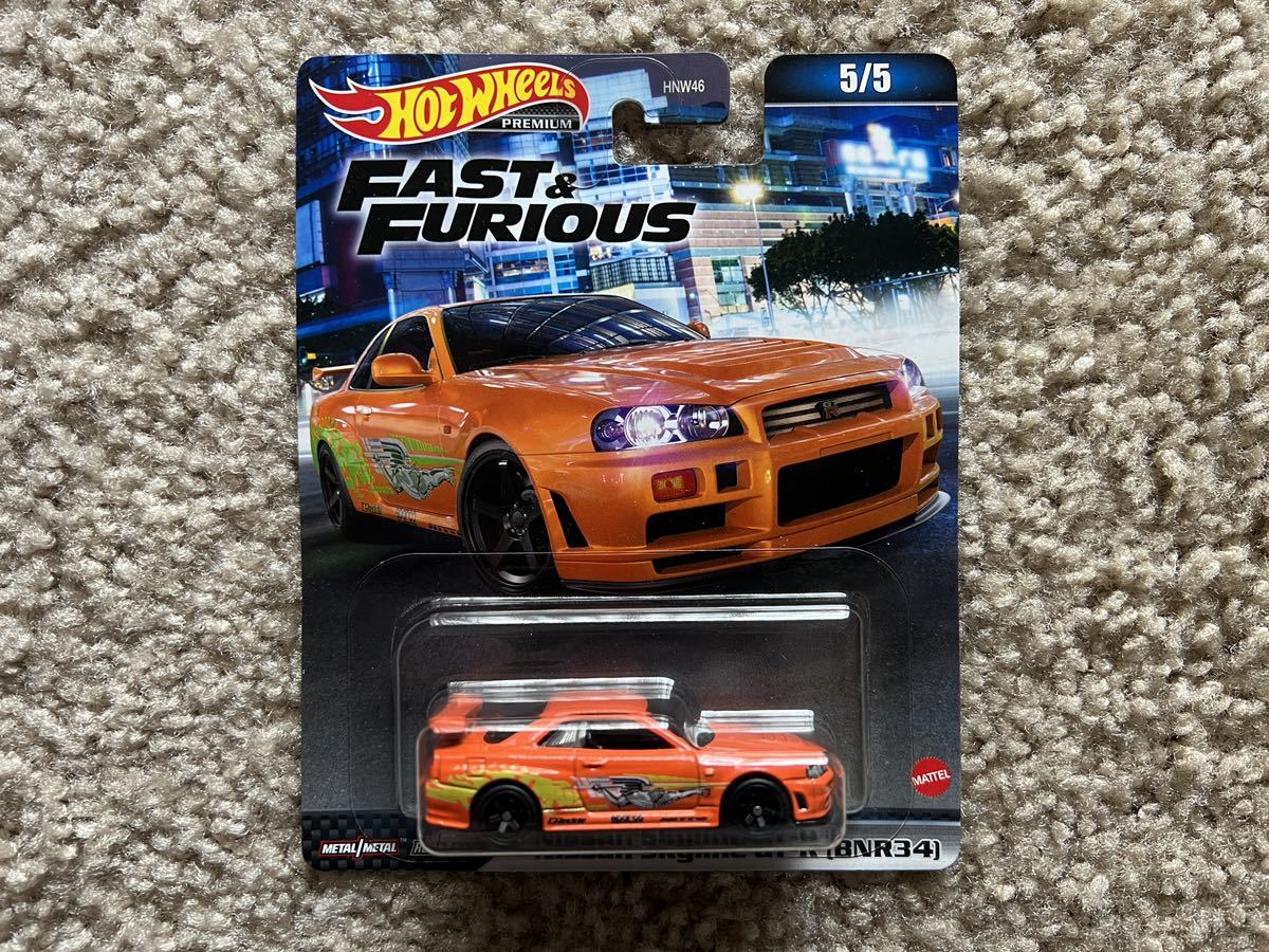 未使用同梱可FAST FURIOUS Nissan Skyline GT R ホットウィール R BNR プレミアム Hot Wheels プレゼント クリスマス TH