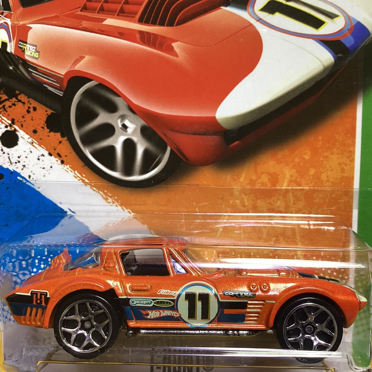 未使用に近いトレジャーハントTreasure Hunt ホットウィール シボレー コルベット グランド スポーツ Hot