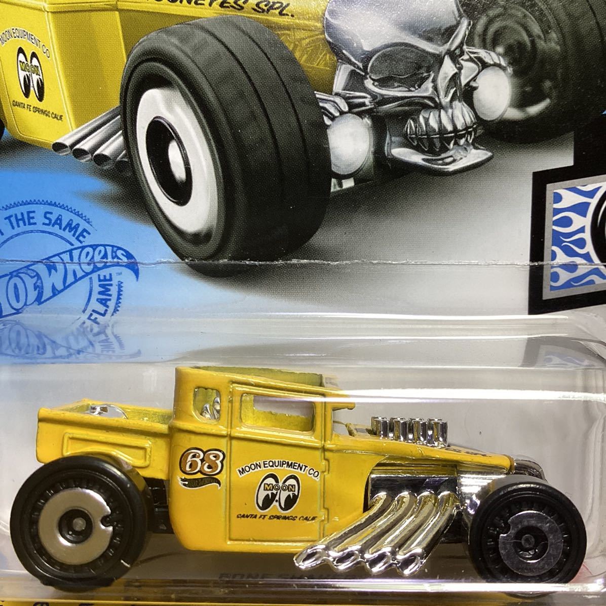 未使用に近いホットウィール ボーン シェイカー 黄色 ムーンアイズ MOONEYES Hot Wheels の落札情報詳細