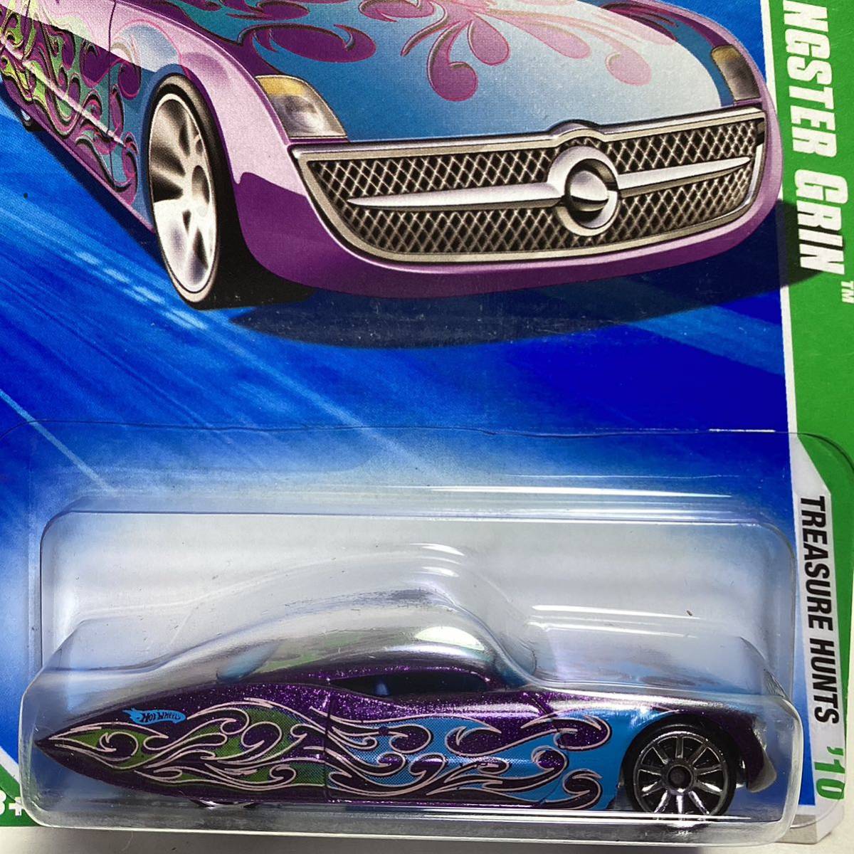 未使用に近いTREASURE HUNT トレジャーハントホットウィール ギャングスター グリン Hot Wheelsの落札情報詳細