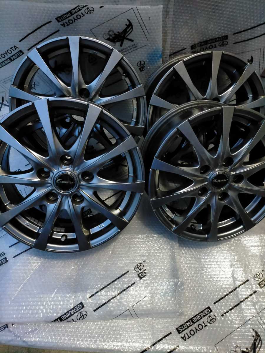 やや傷や汚れありホットスタッフ G スピード P R インチ アルミ J 穴 PCD ブラック 本 HOT