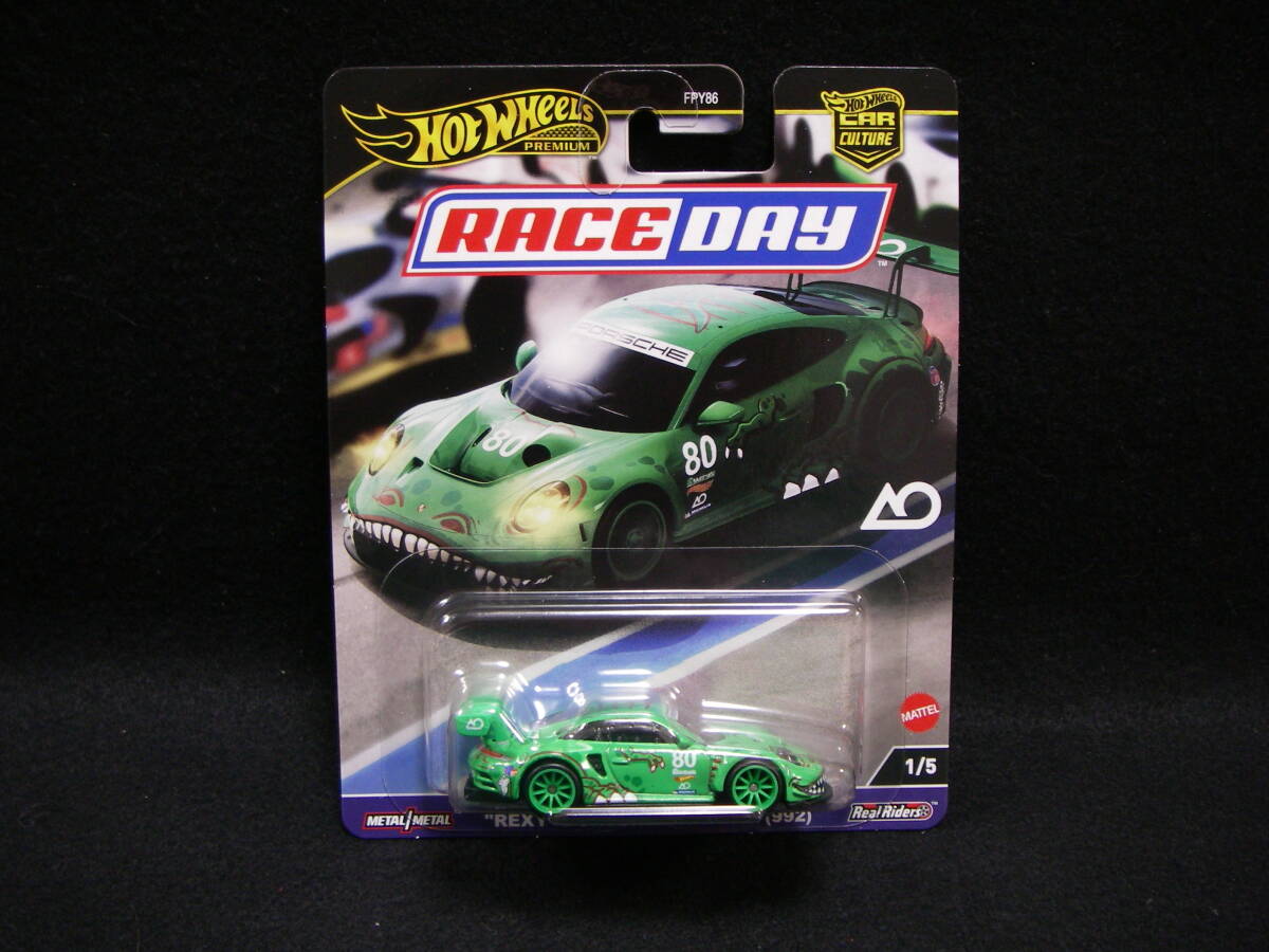 未使用 Hot Wheels RACE DAY レースデー REXY ポルシェ PORSCHE GT R