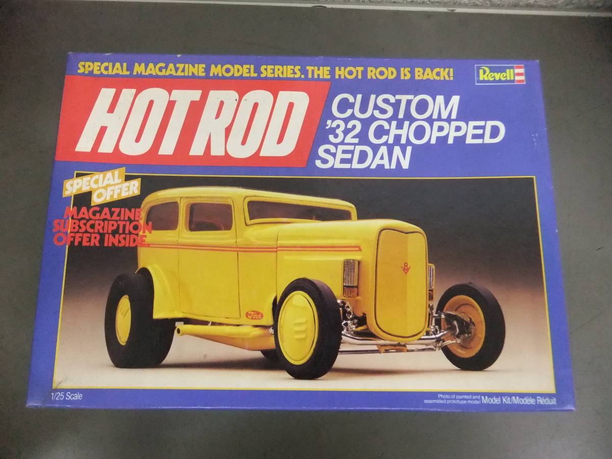 傷や汚れあり 未組立 Revell HOT ROD CUSTOM CHOPPED SEDAN プラモデル の落札情報詳細