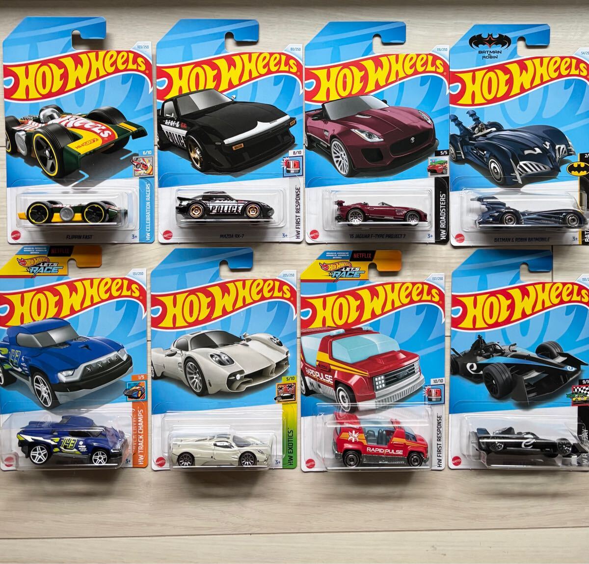 未使用ホットウィール ベーシック 台セット ミニカー Hot Wheels まとめ売り パガーニ RX