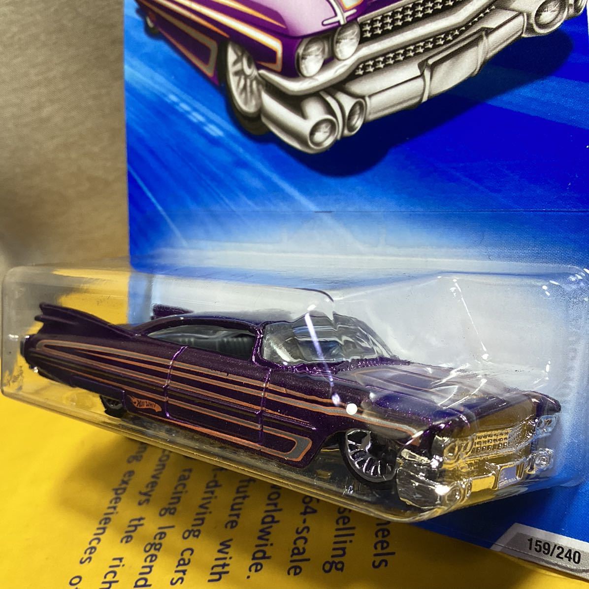 未使用に近いホットウィール カスタム 59 キャデラック 紫 ローライダー Hot Wheels の落札情報詳細 ヤフオク落札価格