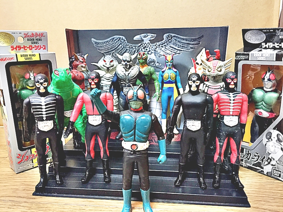 バンダイ ライダーヒーロー&怪人ソフビシリーズ 仮面ライダー