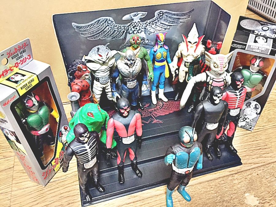 【未開封】 ショッカー秘密基地セット ライダーヒーロー&怪人シリーズ レア】ライダーヒーロー&怪人シリーズ ショッカー秘密基地セット 未