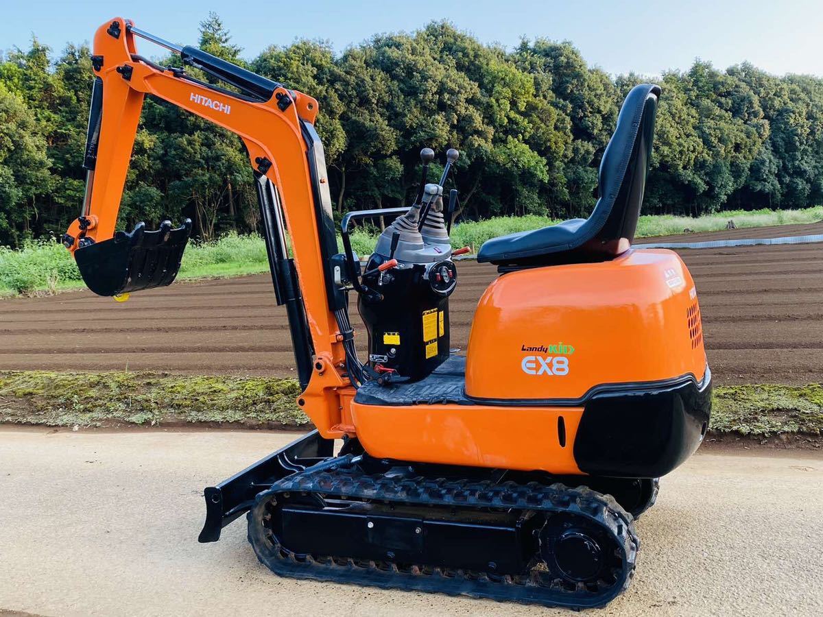 HITACHI 日立 EX8－2 ユンボ 建設機械 重機（福島発