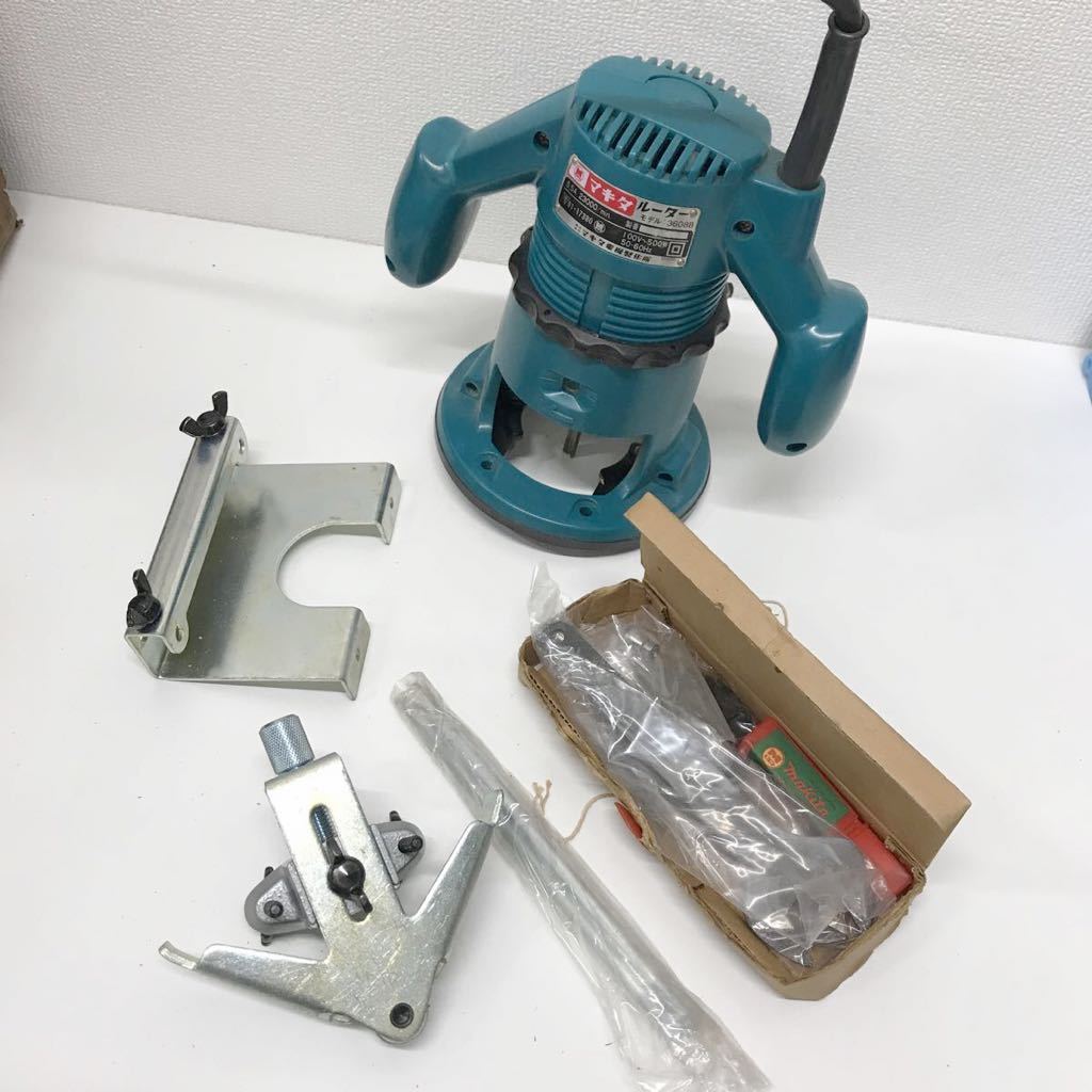 S4【元気堂】makita マキタ ルーター トリマ 3608B 面取り 溝切 電動工具 DIY 動作品 の落札情報詳細 ヤフオク落札価格情報 オークフリー