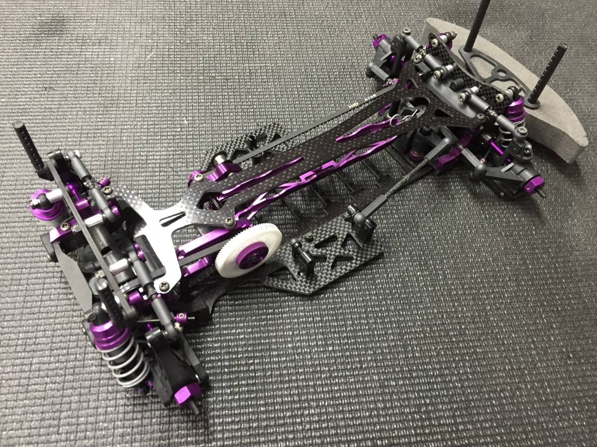 やや傷や汚れあり】HPI RS4 PRO3 ホットボディーズ カーボンシャーシ