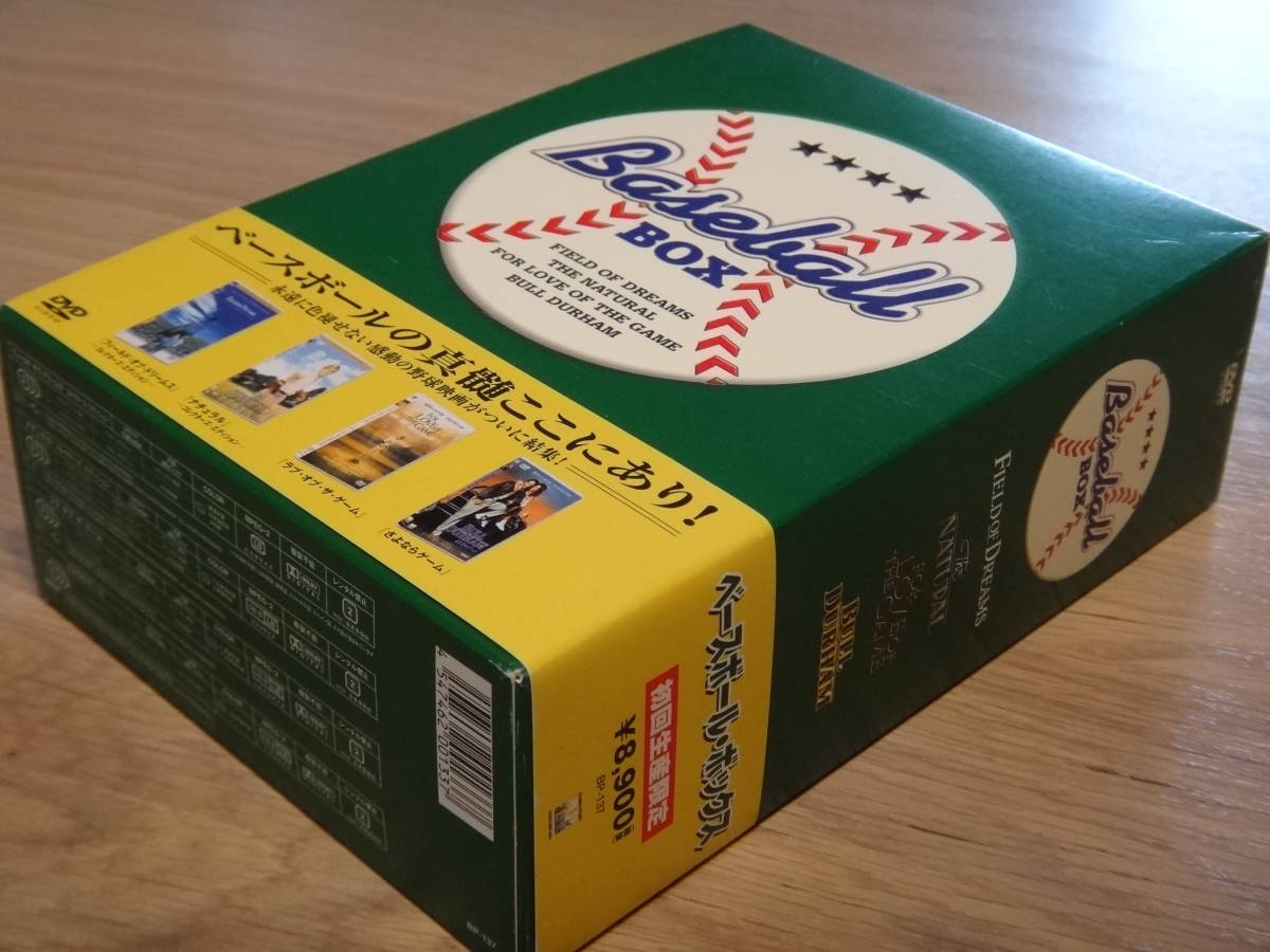 【目立った傷や汚れなし】 DVD ベースボール・ボックス 初回生産限定 ケビン・コスナー フィールド・オブ・ドリームス他3本の落札情報詳細