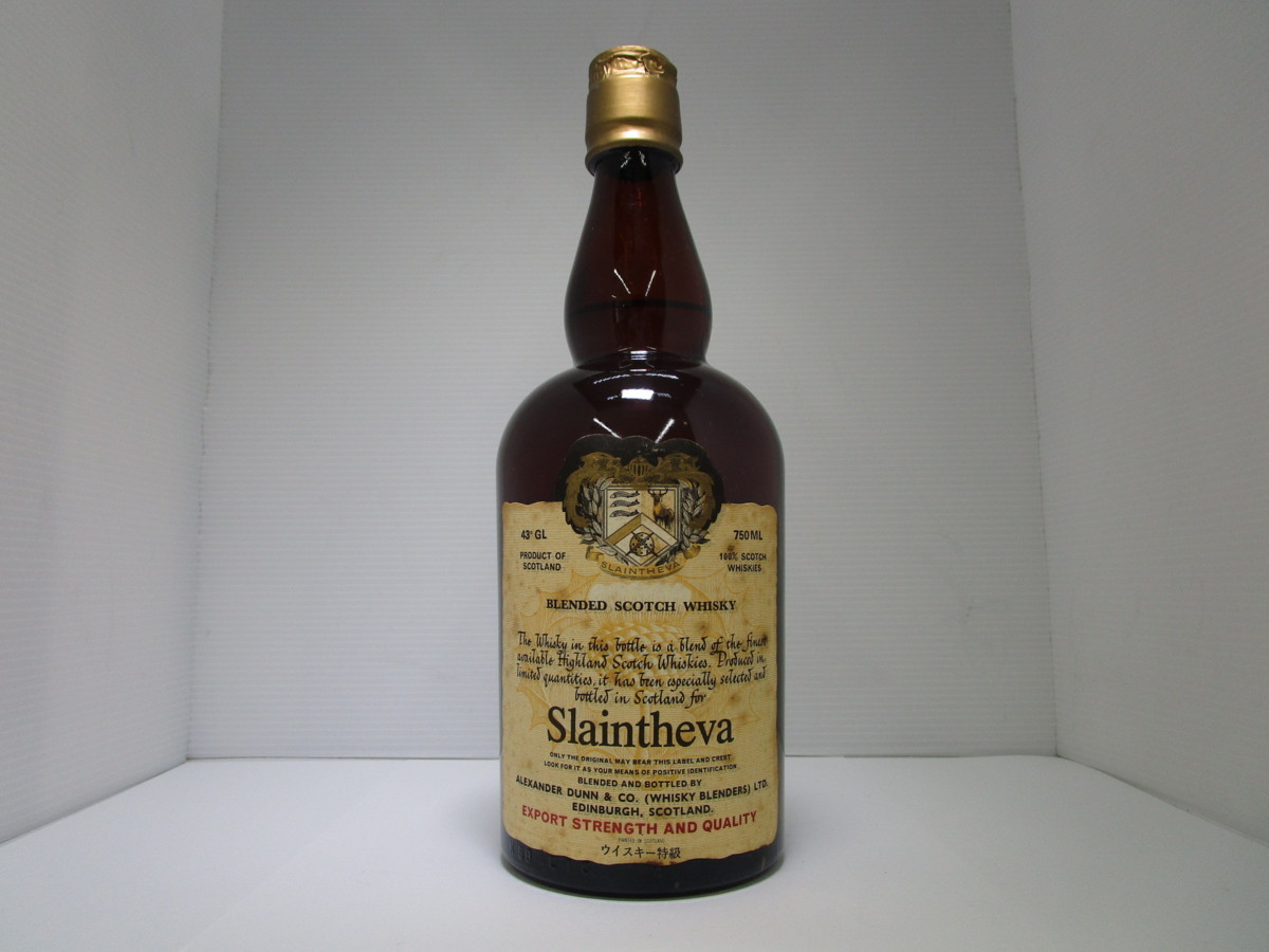 目立った傷や汚れなし】スランジーバ 750ml 43% Slaintheva ブレン