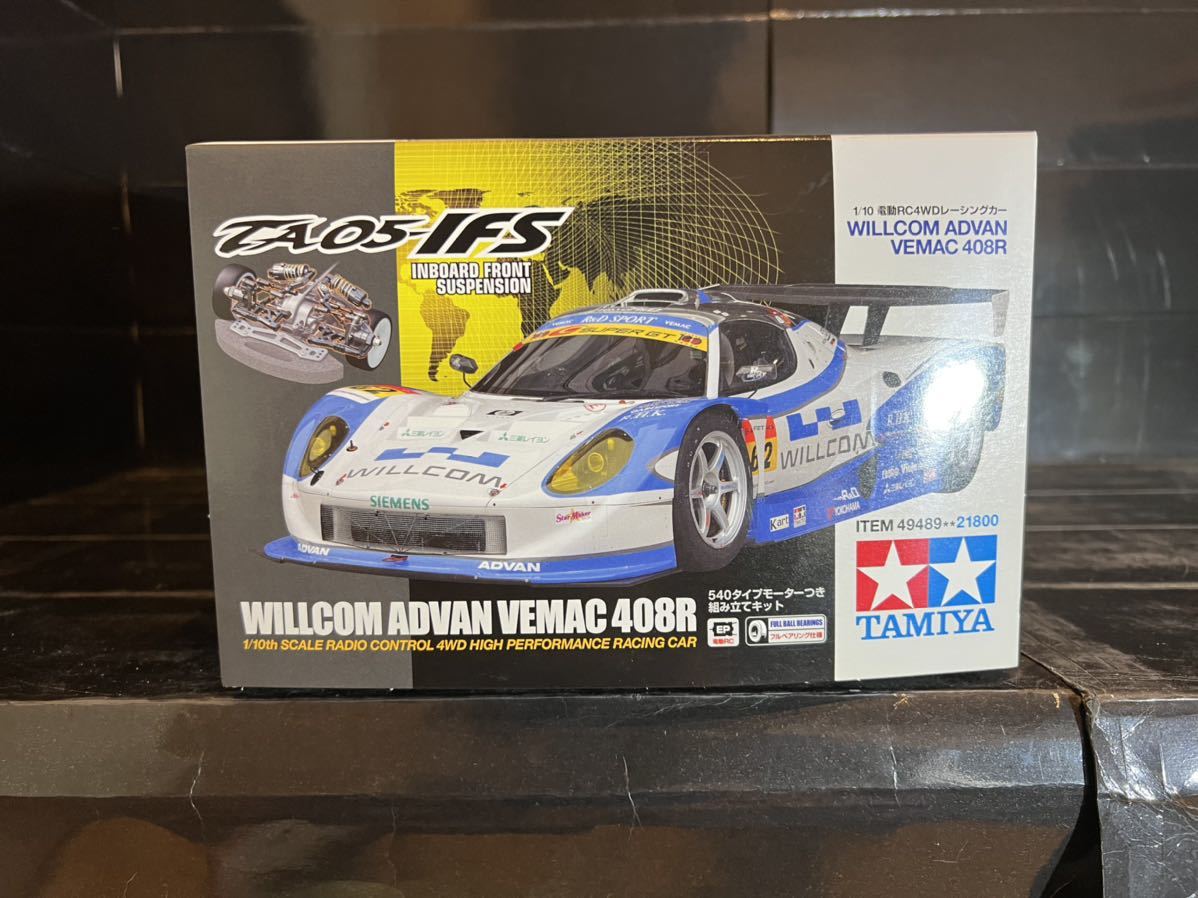 タミヤ WILLCOM ADVAN VEMAC 408R ジャンク] ウィルコム アドバン