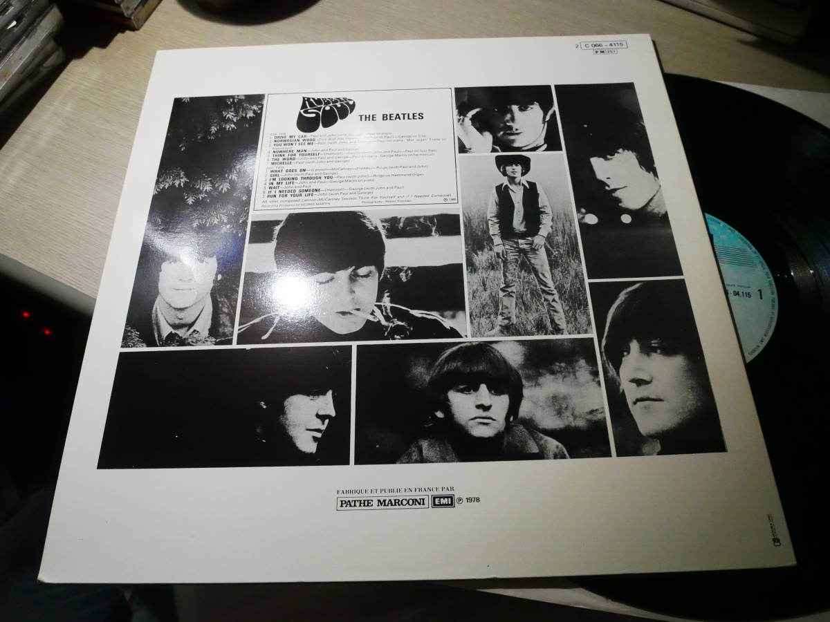 未使用に近い】仏プレス新同盤/ビートルズ,THE BEATLES/RUBBER SOUL
