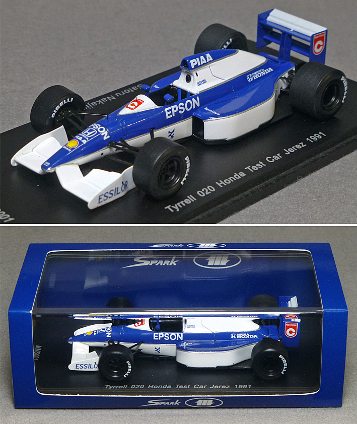 未使用に近い】ティレル020 ホンダ テストカー（中嶋 悟）1991ヘレス