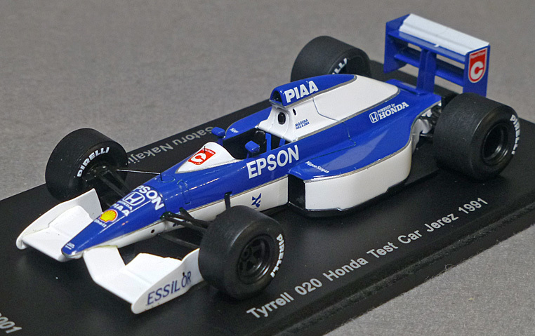 未使用に近い】ティレル020 ホンダ テストカー（中嶋 悟）1991ヘレス