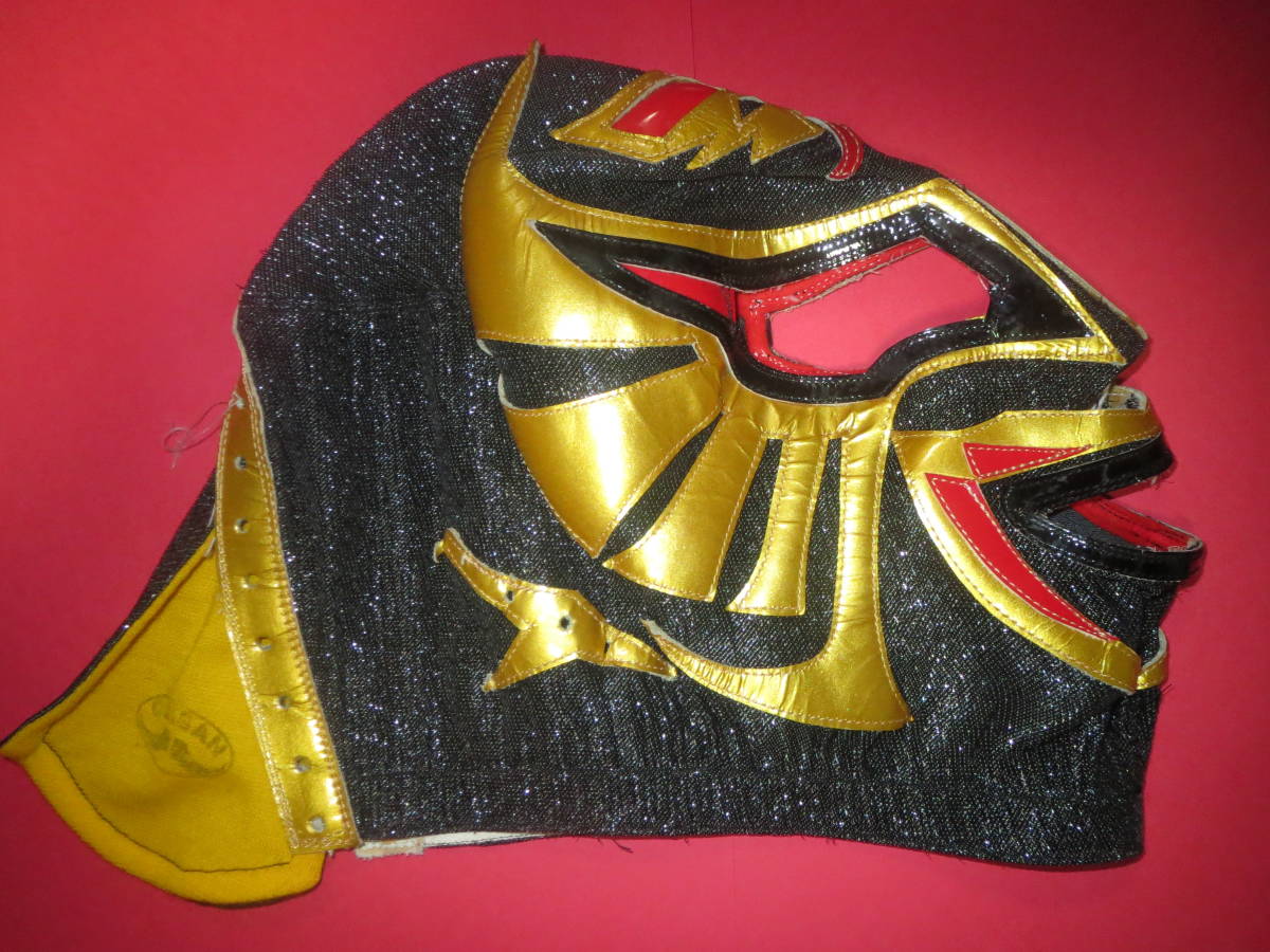 ザ・コブラ OJISAN山崎製 プロレス試合用マスク の落札情報詳細 国内最安値! ザ・コブラ80年代当時物 OJISAN製 試合用マスク 本革 格闘技/プロレス