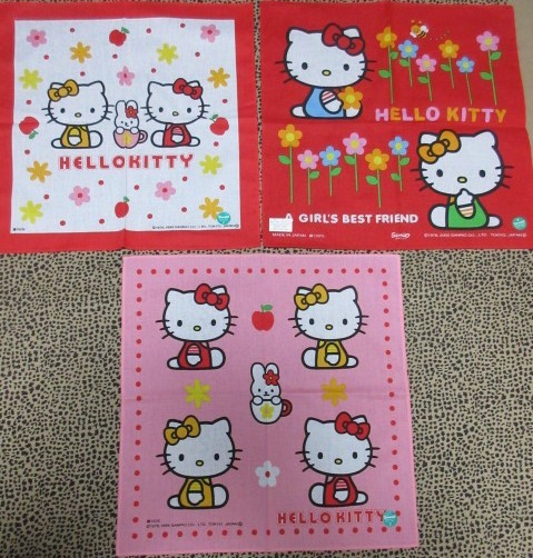 フェイラー　SANRIO　４枚セット サンリオフェイラーハンカチ ヤフオク! - サンリオ SANRO