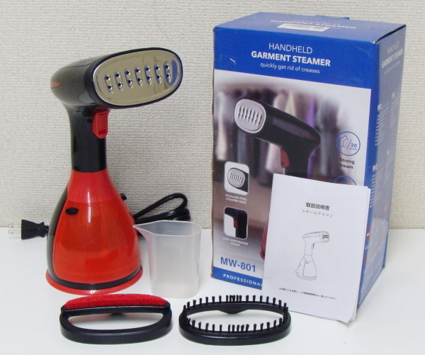 【未使用】A スチームアイロン 衣類スチーマー ガーメントスチーマー MW801 HANDHELD GARMENT STEAMER 未使用