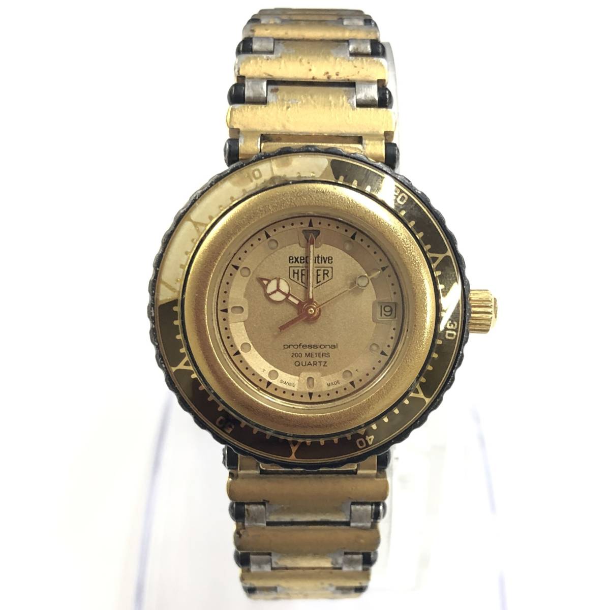 1円スタート TAG HEUER タグホイヤー エグゼクティブ 