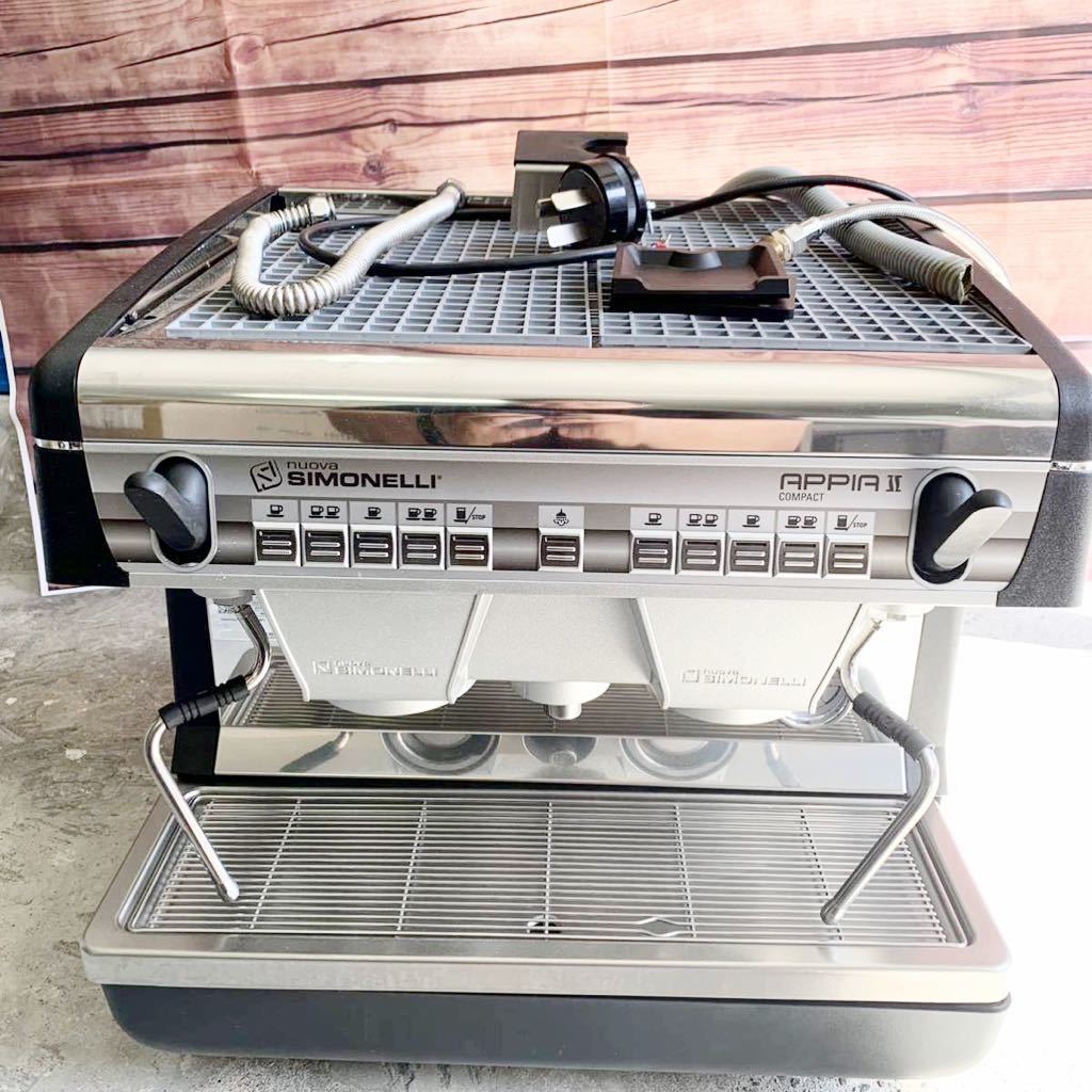 NUOVA SIMONELLI APPIA II 2 GROUP ESPRESSO COFFEE MACHINE