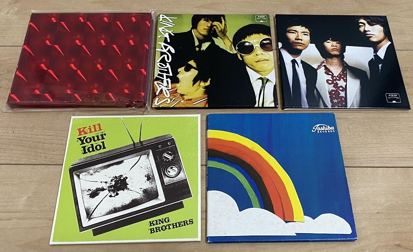 【やや傷や汚れあり】KING BROTHERS キングブラザーズ 「星盤」「Blues」「6×3」「赤盤」「KILL YOUR IDOL