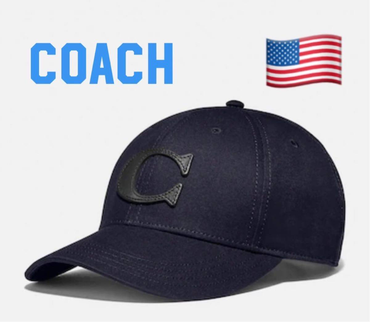 【未使用】【送料無料】新品 メンズ コーチ COACH 75703 野球帽 帽子 キャップ 正規品 ベースボールキャップ 濃紺1の落札情報詳細