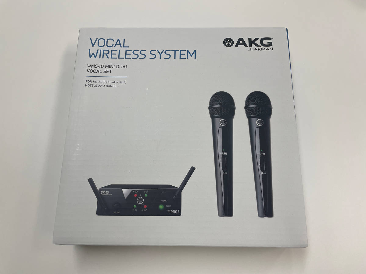 【未使用】 AKG / WMS40 PRO MINI2 VOCAL SET DUAL ワイヤレスマイクセット の落札情報詳細 ヤフオク落札