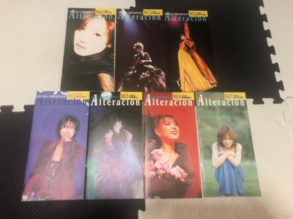中森明菜 ファンクラブ 会報 QUATRE BAISER AlteracIon