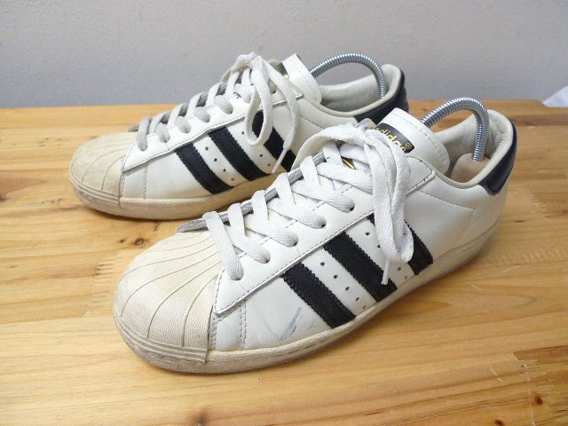 やや傷や汚れあり Adidas アディダス Superstar 80s Vintage Dx スーパースター 80 S ビンテージ B Us7 5 25 5cm 黒白 の落札情報詳細 ヤフオク落札価格情報 オークフリー スマートフォン版