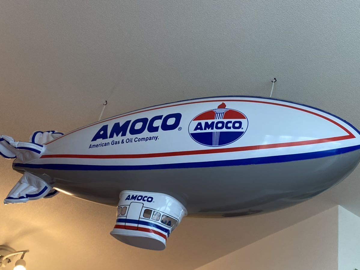 未使用】AMOCO 飛行船型バルーン Lサイズ117cm 未開封 未使用品の落札