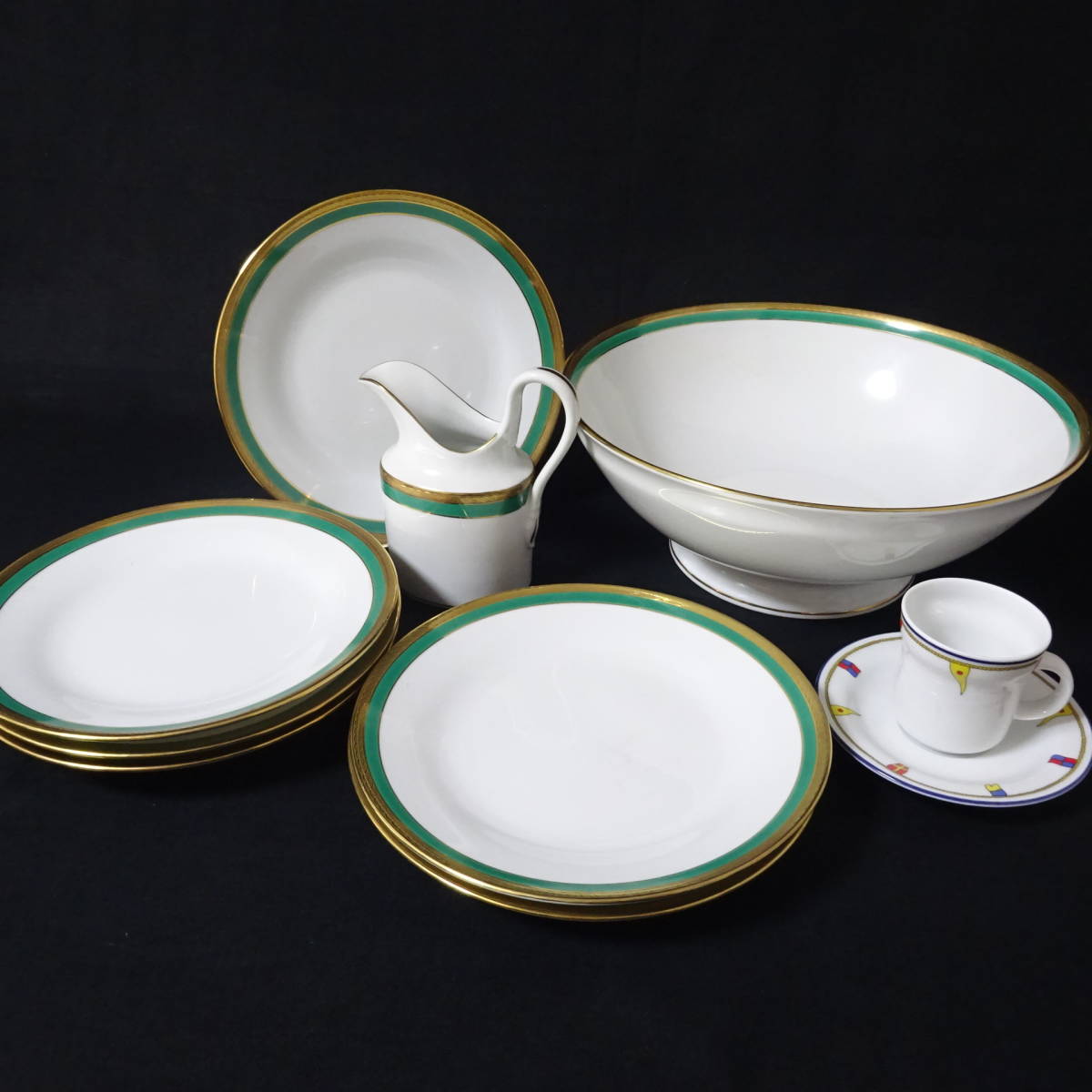 リチャードジノリ クリッパー 国旗柄 スープ皿